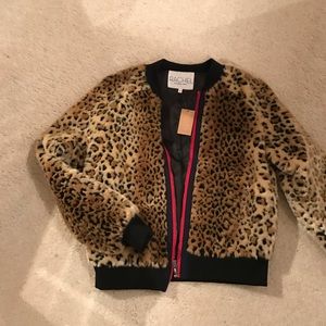 Leopard Faux fur jacket Rachel Roy